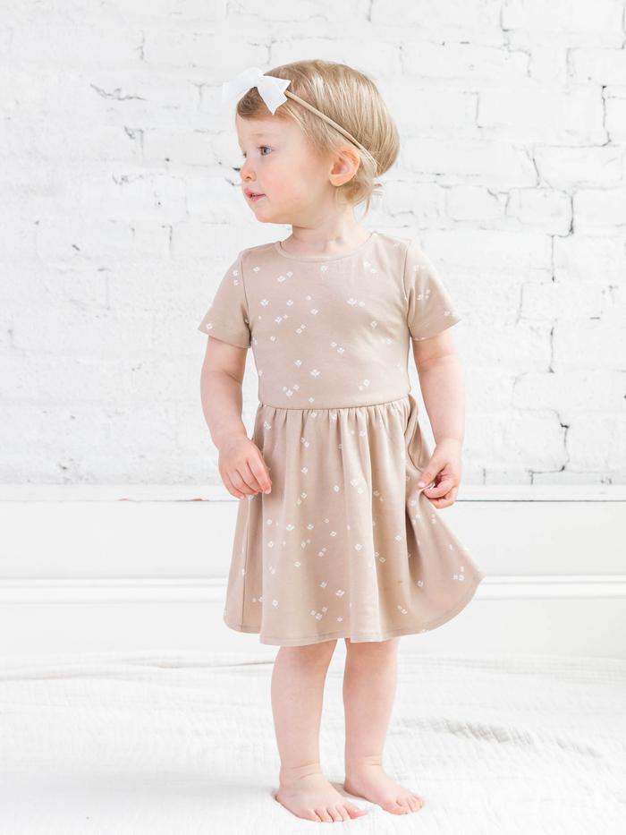 Colored Organics - Short Sleeve Swing Dress