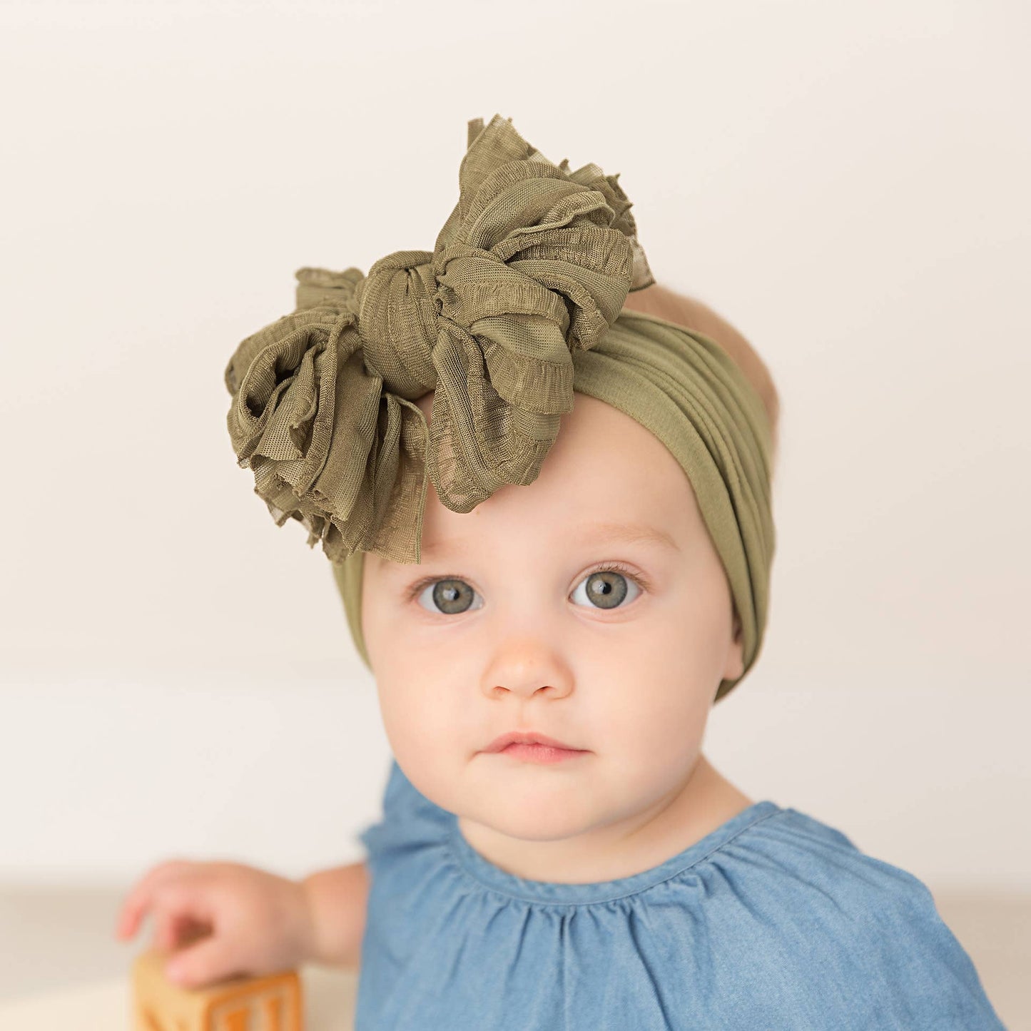 Aubrey Gianna's Boutique - Ruffle Bow Headband
