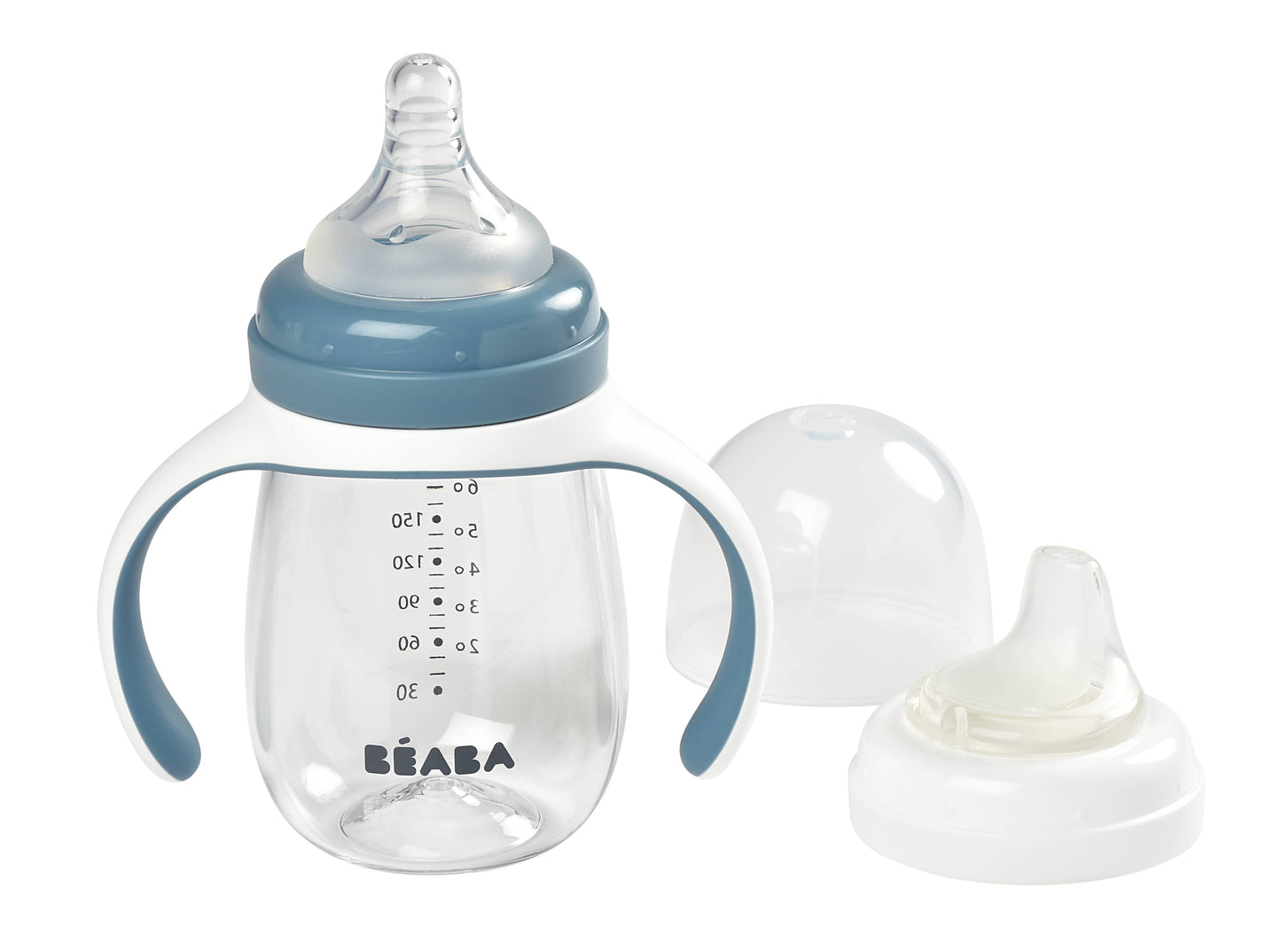 BEABA - 2-in-1 Bottle to Sippy Learning Cup