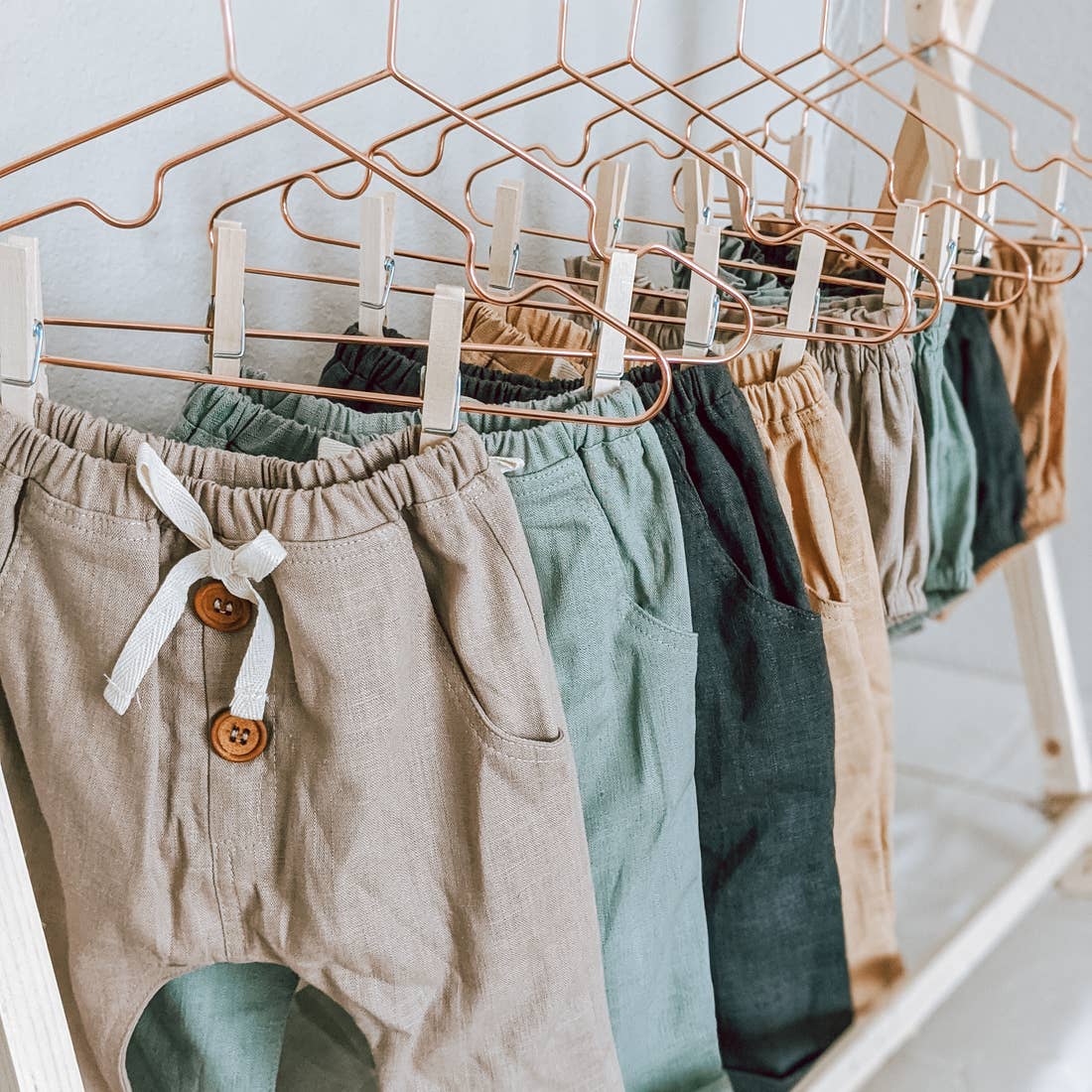 Bee Honey Babies - Linen Pant