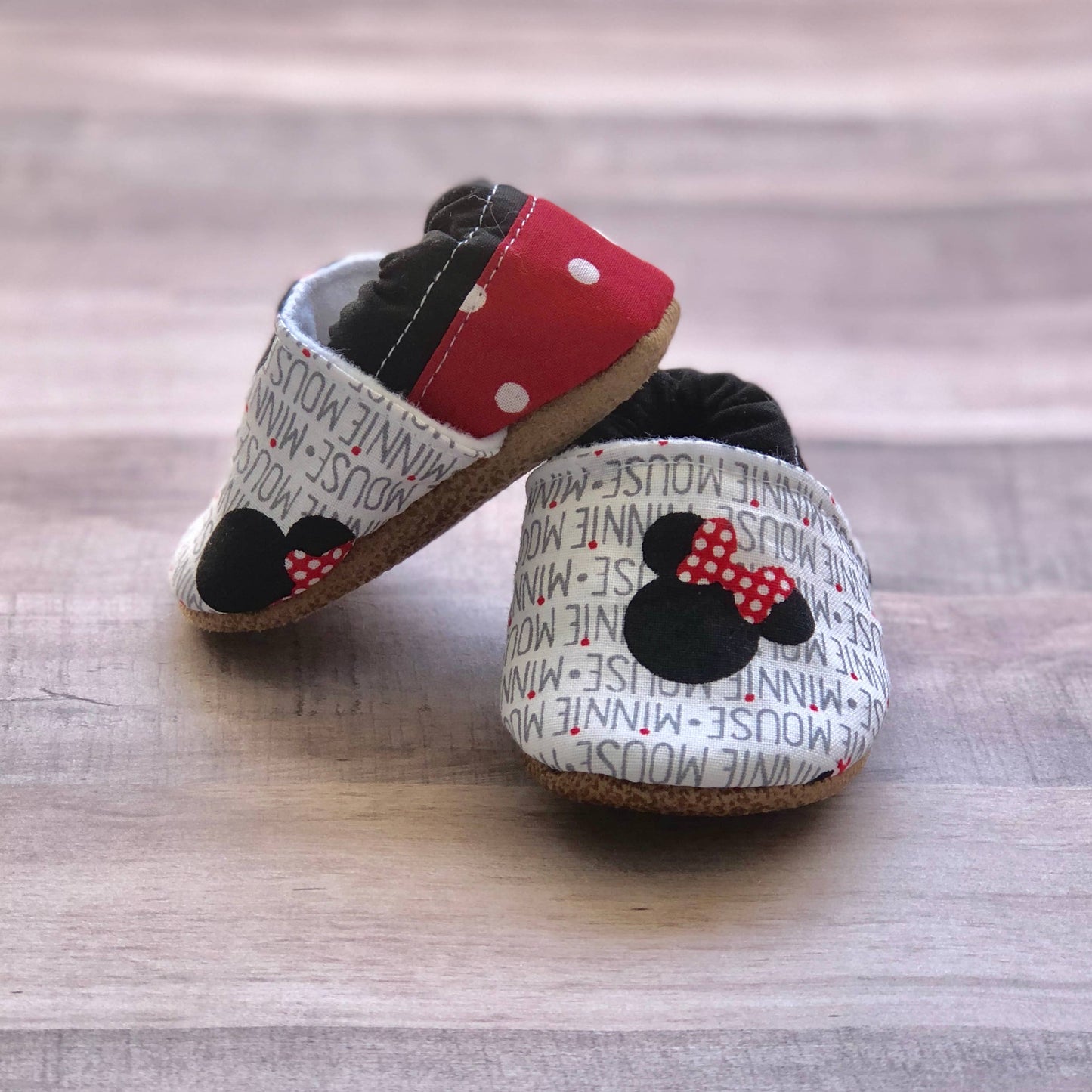 TBMS - Minnie Mouse Moccasins