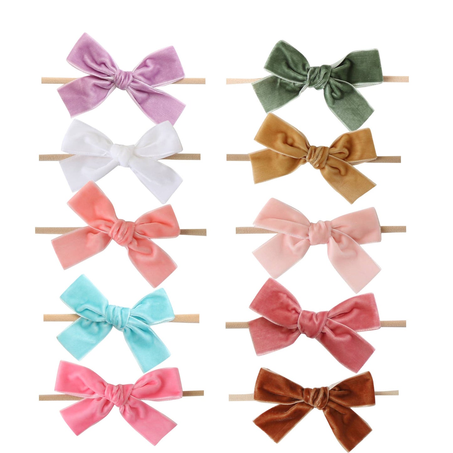 Aubrey Gianna's Boutique - Velvet Bow Headband Set