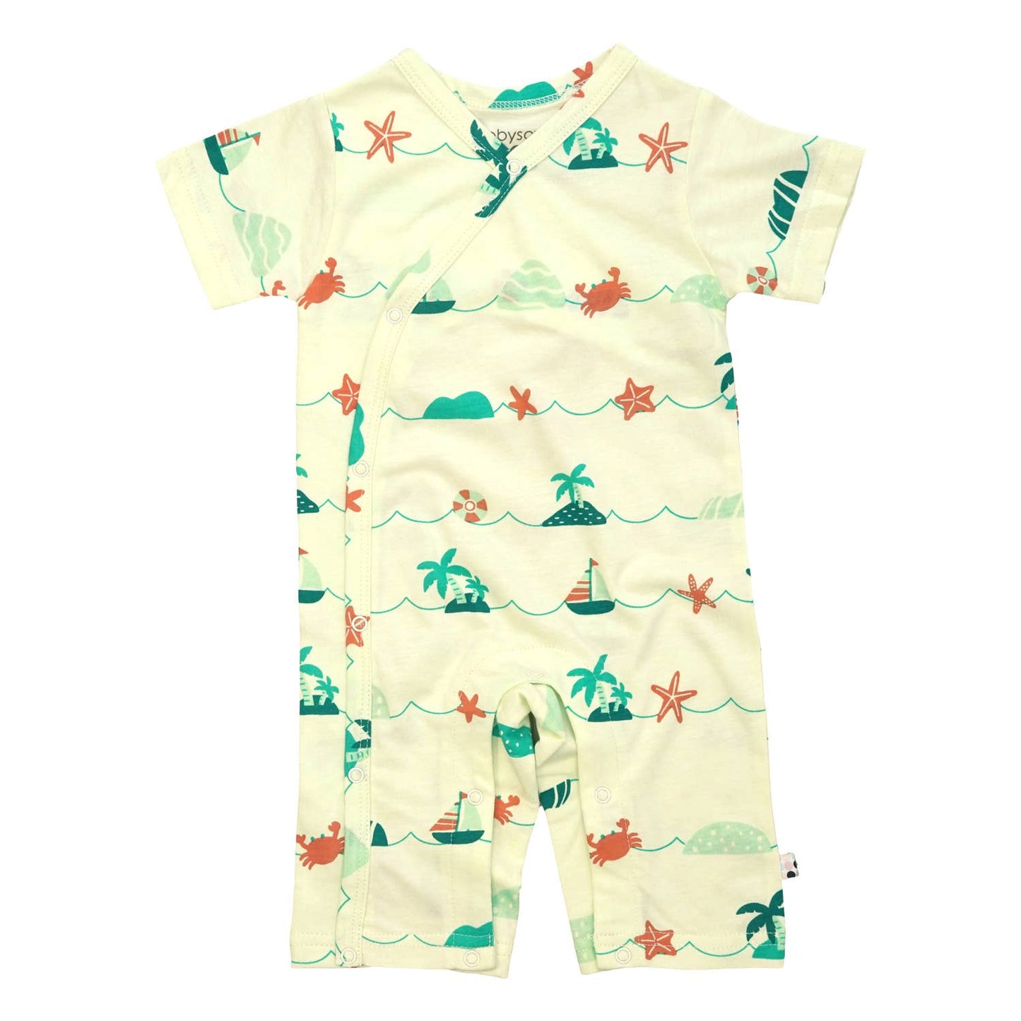 babysoy Inc - Short Sleeve Kimono Romper