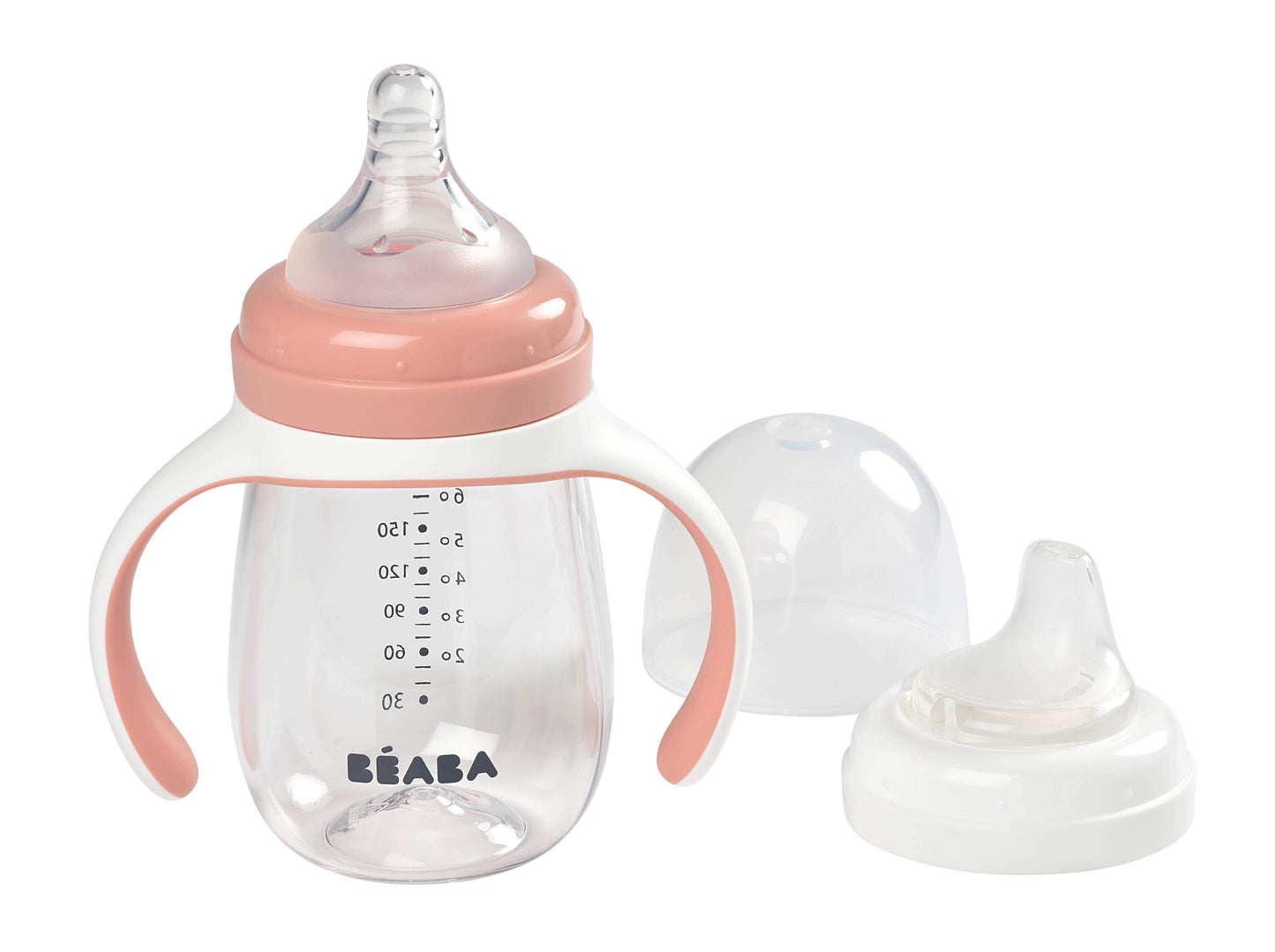 BEABA - 2-in-1 Bottle to Sippy Learning Cup