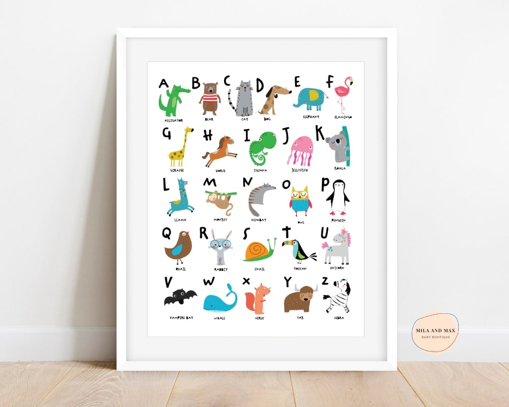 Alphabet Digital Print