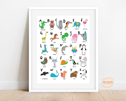 Alphabet Digital Print