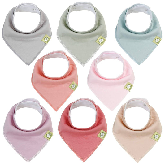 KeaBabies - Organic Bandana Bibs 8-Pack