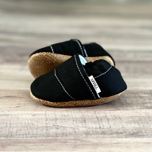 TBMS - Black Angled Moccasins