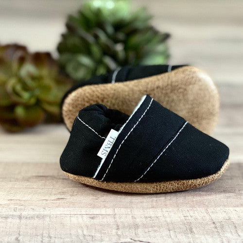 TBMS - Black Angled Moccasins