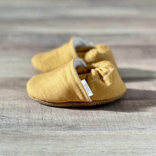 TBMS - Mustard Yellow Moccasins